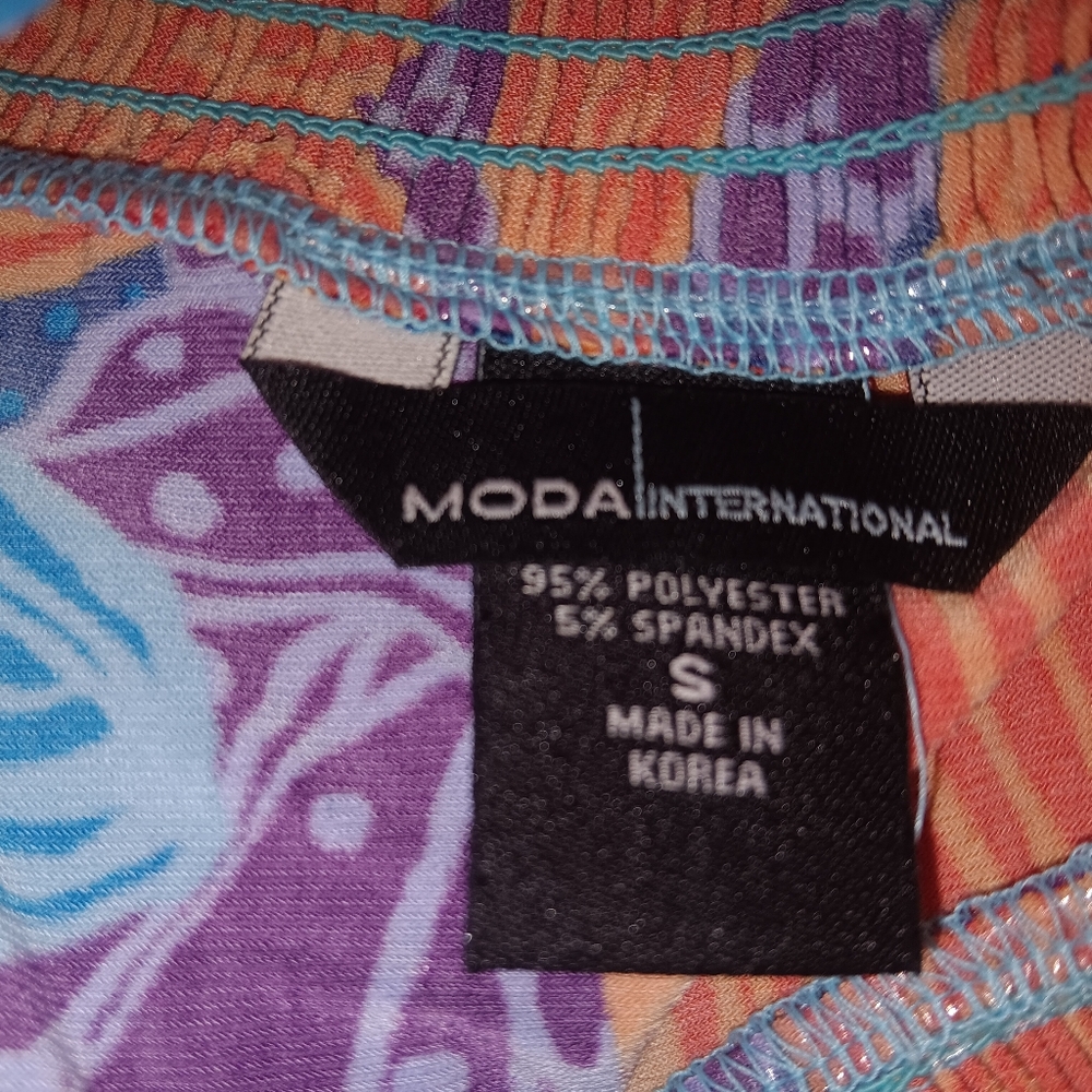 Women's size small,  Moda International multicolor sundress - Picture 3 of 3